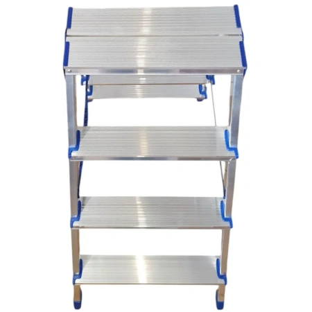 Стремянка алюминиевая двусторонняя 2х4 ступени Tarko (T04204)