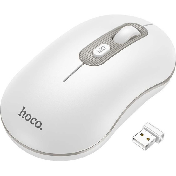 Мышь беспроводная Hoco GM21 серая (90958)