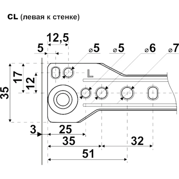 Направляющие StahlBuro 400/0,8 чёрный
