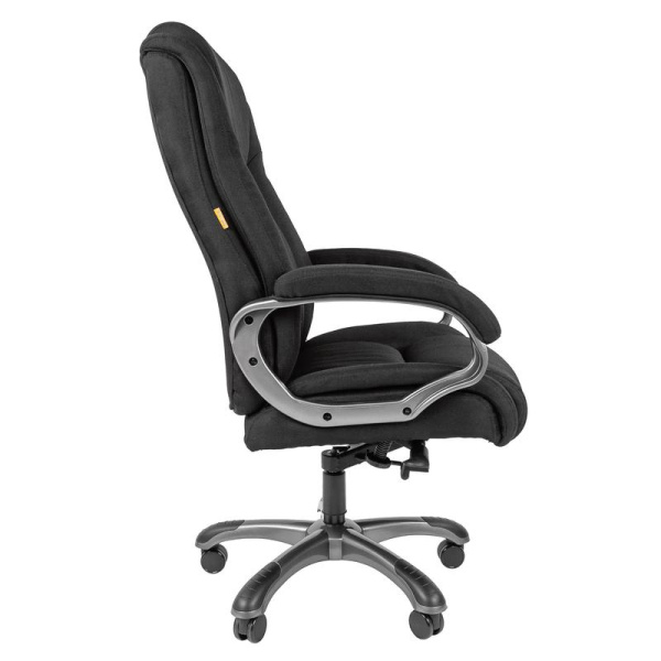 Кресло для руководителя Chairman 410 черное (ткань, пластик)