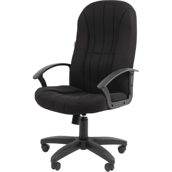 Кресло для руководителя Комус Мебель Easy Chair 685 TC чёрное (ткань,  пластик)