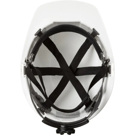 Каска защитная TOPFORT Стандарт 201 белая с храповым механизмом