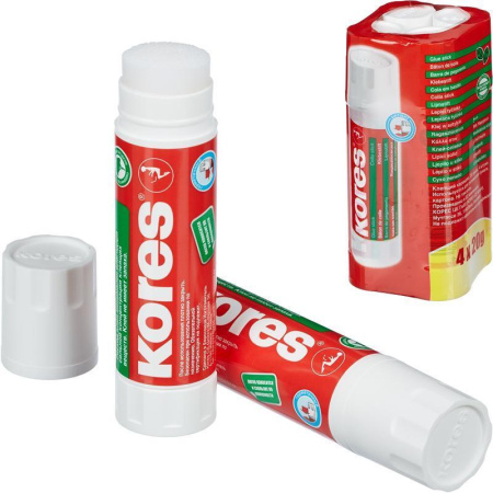 Клей-карандаш Kores 20 г (4 штуки в упаковке)