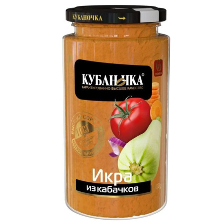 Икра кабачковая Кубаночка 500 г
