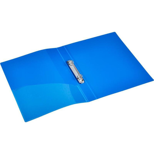 Папка на 2-х кольцах Attache пластиковая 32 мм синяя