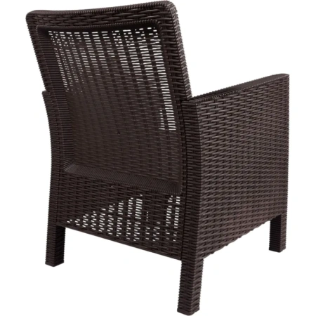 Кресло TDT коричневое (пластик)