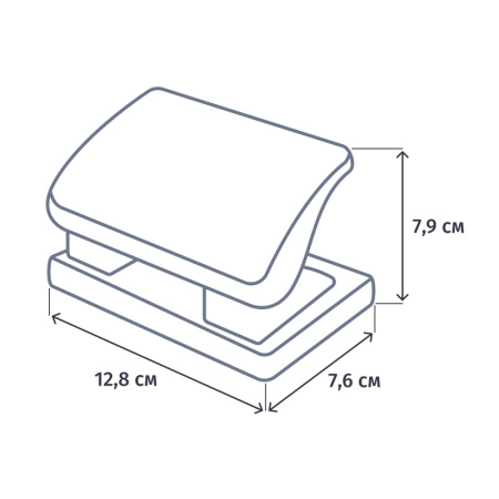 Дырокол Maped Essentials до 25 листов черный