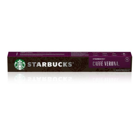 Кофе в капсулах для кофемашин Starbucks Сaffe Verona (10 штук в упаковке)
