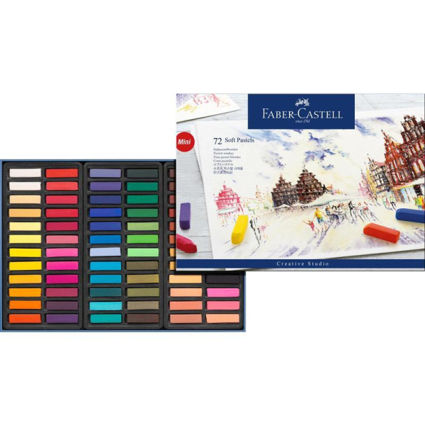 Пастель Faber-Castell Soft pastels сухая 72 цвета