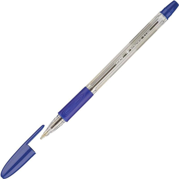 Ручка шариковая Attache Antibacterial А03 синяя (толщина линии 0.5 мм)