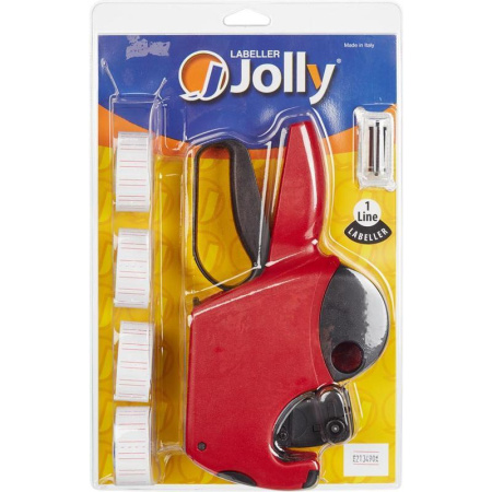 Этикет-пистолет набор Jolly H8 однострочный (прямоугольная лента 21x12 мм и красящий ролик в комплекте) Этикет-пистолет набор Jolly H8 однострочный (прямоугольная лента 21x12 мм и красящий ролик в комплекте)