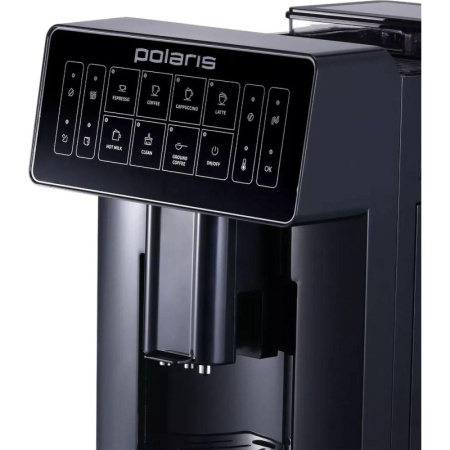 Кофемашина с капучинатором Polaris PACM 2052AC чёрная