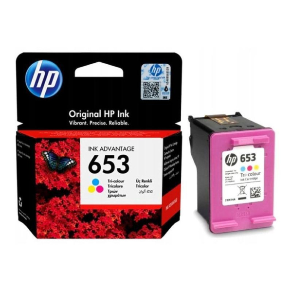 Картридж струйный HP 653 3YM74AE CMY оригинальный