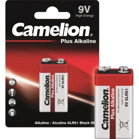 Батарейка крона Camelion Plus