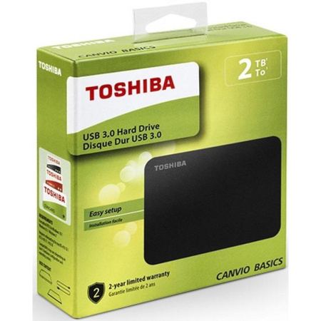 Внешний жесткий диск Toshiba Canvio Basics 2 Тб (HDТб420EK3AA)