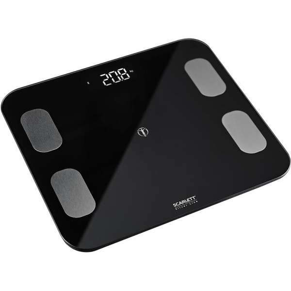 Весы напольные Scarlett SC-BS33ED101 черные