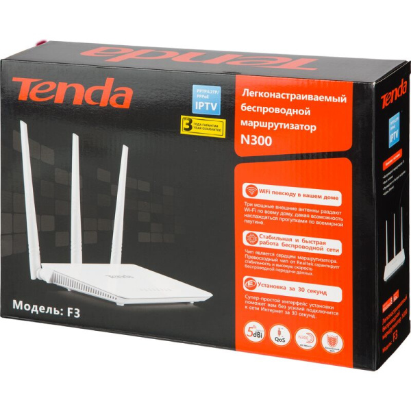 Маршрутизатор Tenda F3