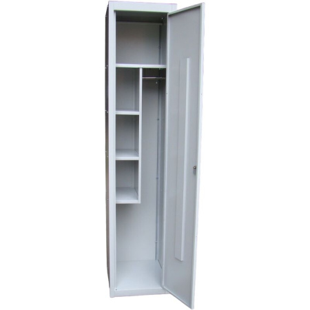 Шкаф хозяйственный МПИ-616 (светло-серый, 400х450х1850 мм)