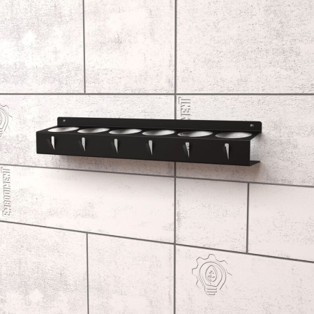 Держатель для баллончиков Embodiment настенный с крючками 490х81х76 мм