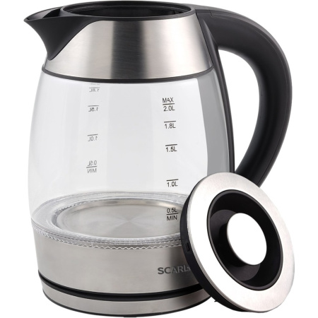 Чайник электрический Scarlett SC-EK27G13 серебристый
