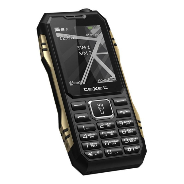 Мобильный телефон teXet TM-D424 черный
