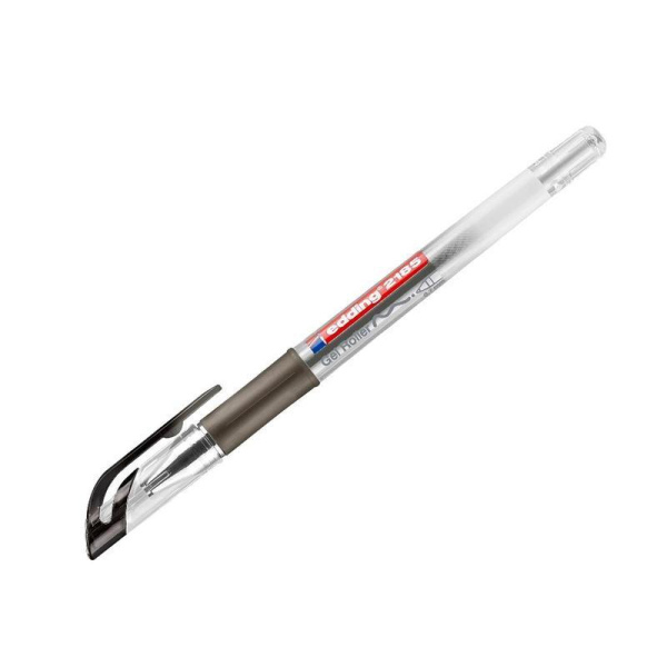 Ручка гелевая Edding черная (толщина линии 0.7 мм)