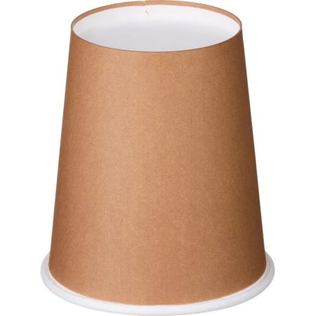 Стакан одноразовый бумажный 200 мл коричневый 50 штук в упаковке Комус Стандарт