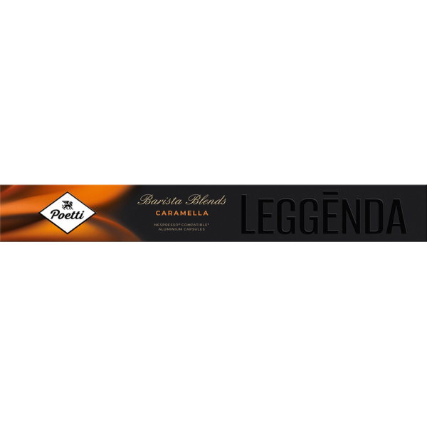 Кофе в капсулах для кофемашин Poetti Leggenda Caramella Espresso (10  штук в упаковке)