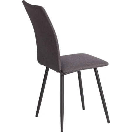Стул обеденный Комус Мебель Fabbi тёмно-серый (ткань, металл)