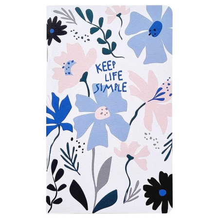 Блокнот Be Smart Sentiment А5 48 листов разноцветный в линейку на  скрепке (130х210 мм)