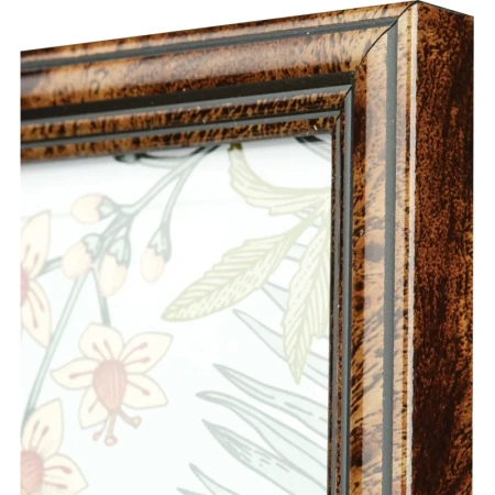 Рамка Attache А4 21x30 см пластиковый багет 14 мм темный орех