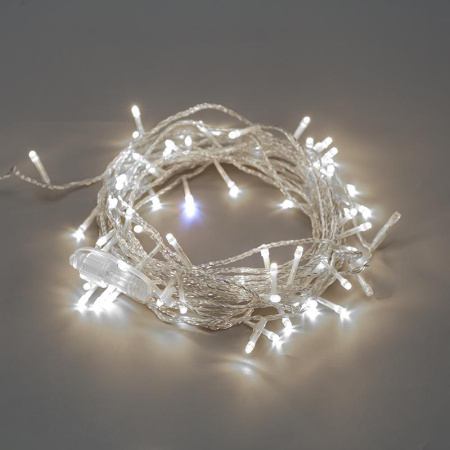 Гирлянда светодиодная Нить белый свет 10 м