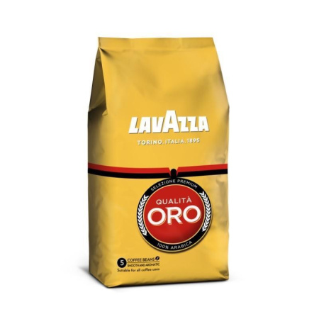 Кофе в зернах Lavazza Qualita Oro 100% арабика 1 кг