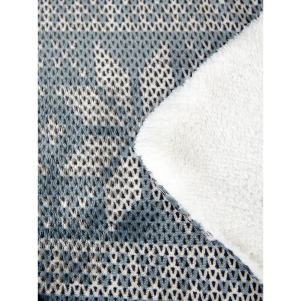 Плед Belezza Knit из микрофибры 180х200 см серый
