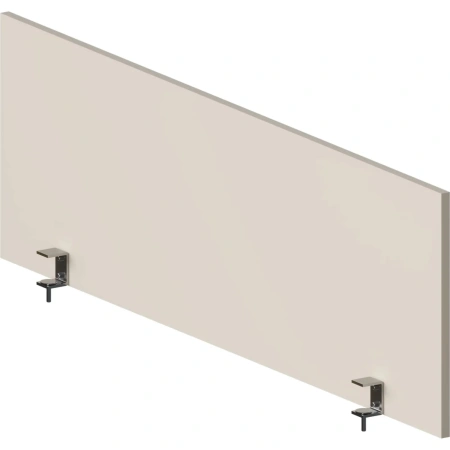 Экран к столу Комус Мебель (Easy to lead) Easy One с креплением  фронтальный (кашемир, 1400x18х450 мм)