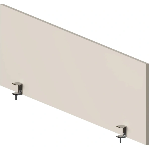 Экран к столу Комус Мебель (Easy to lead) Easy One с креплением  фронтальный (кашемир, 1400x18х450 мм)