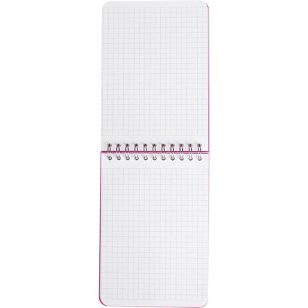 Блокнот Attache Fantasy А6 80 листов розовый в клетку на спирали (105х165 мм)