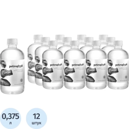 Вода минеральная Petroglyph негазированная ПЭТ 0.375 л