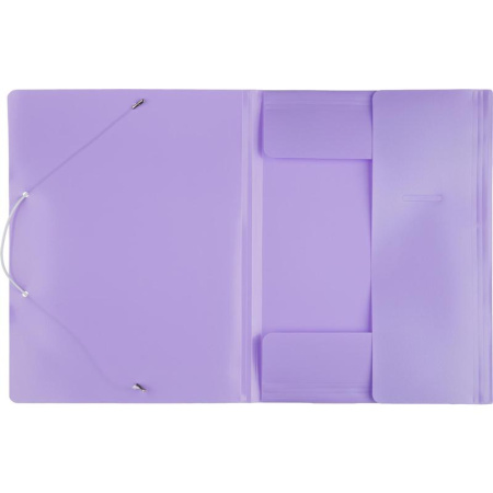 Папка на резинках Attache Акварель А4 20 мм пластиковая до 150 листов  сиреневая (толщина обложки 0.35 мм)