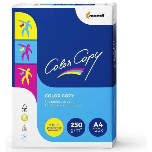 Бумага Color Copy (А4, 250 г/кв.м, 161% CIE, 125 листов)