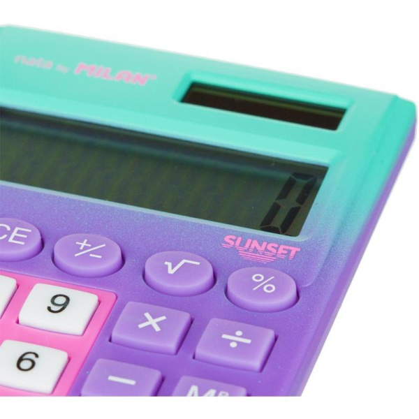 Калькулятор карманный Milan Sunset 8-разрядный розовый/фиолетовый