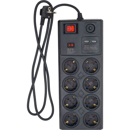 Сетевой фильтр СТАРТ на 8 розеток 1.5 метров