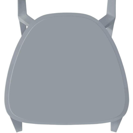 Стул для столовых SHT-S111-P серый (пластик)