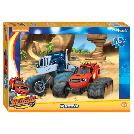 Пазл Степ пазл Вспыш и чудо-машинки 260 элементов