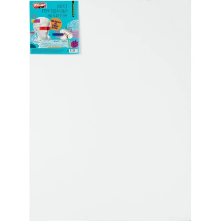 Холст на картоне Комус Арт Студия хлопок 50х70 см