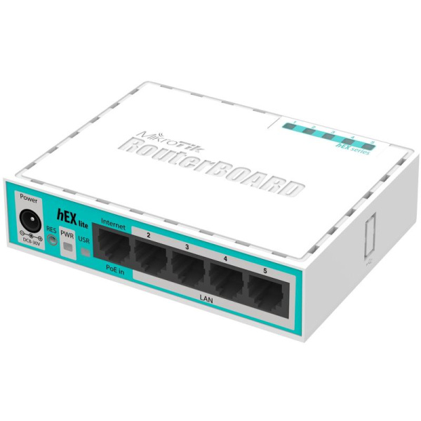 Маршрутизатор MikroTik hEX Lite (RB750r2)