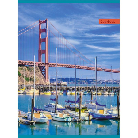 Бизнес-тетрадь Канц-Эксмо На причале A4 48 листов разноцветная в клетку на скрепке (201x274 мм) Бизнес-тетрадь Канц-Эксмо На причале A4 48 листов разноцветная в клетку на скрепке (201x274 мм)