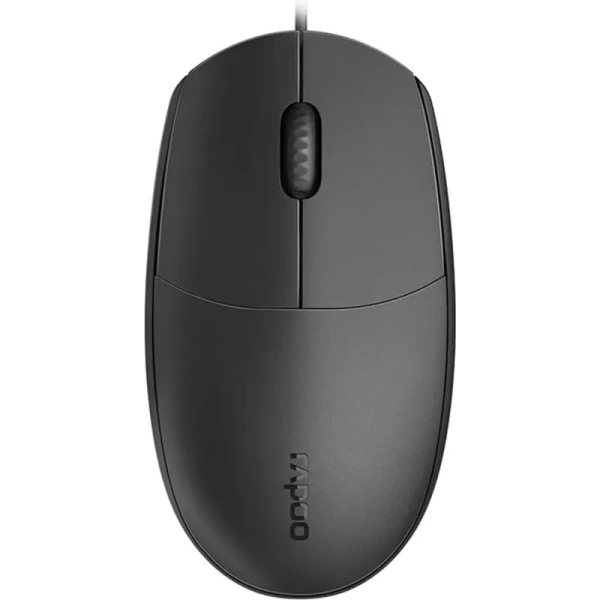 Мышь проводная Rapoo N100 чёрная