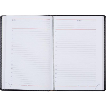 Ежедневник недатированный Attache Каньон искусственная кожа А5 176 листов синий (143x210 мм)