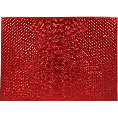 Обложка для паспорта натуральная кожа красная